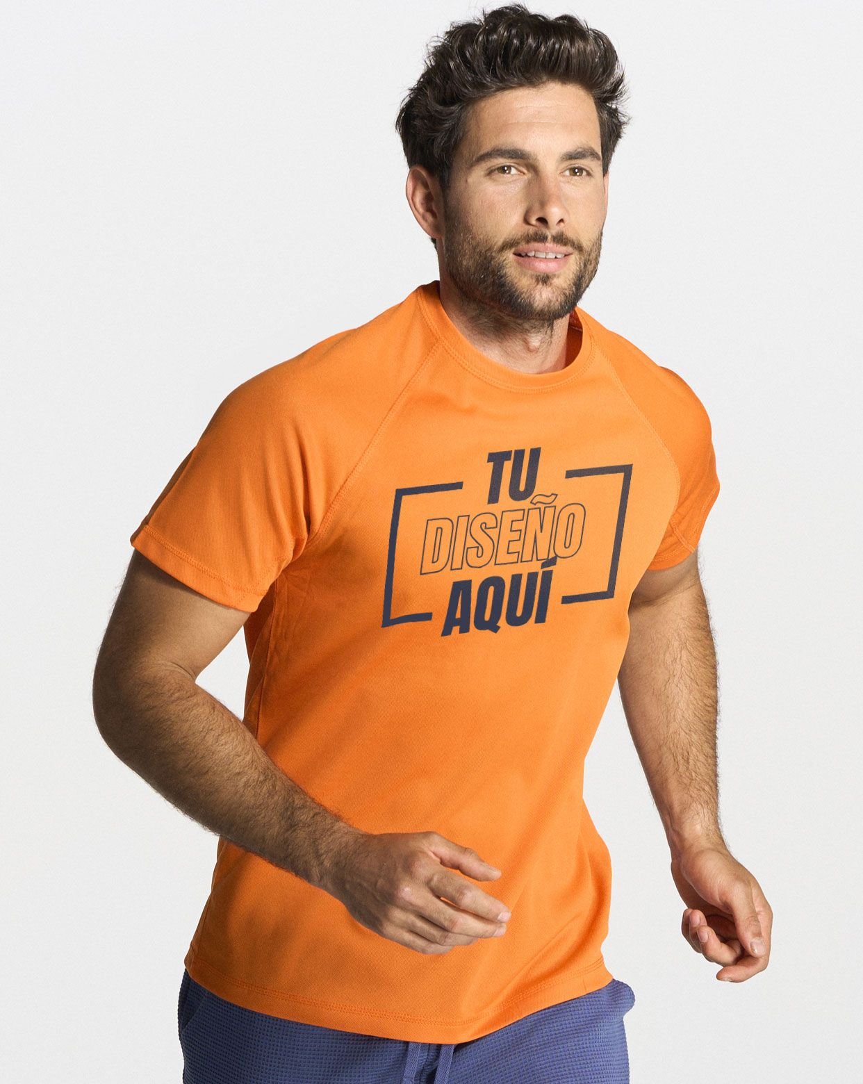 Camiseta deportiva para hombre de manga corta personalizada DTF SPORTMAN