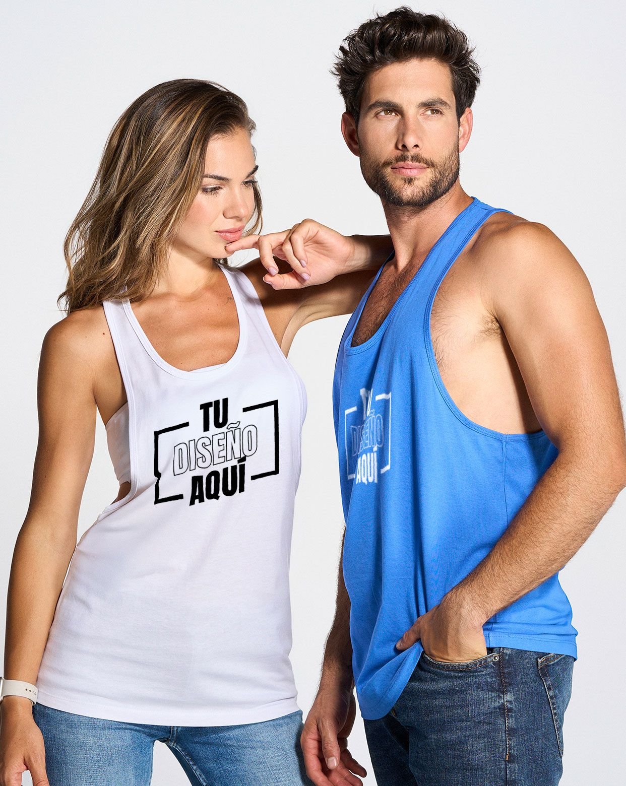 Camiseta de tirantes personalizada DTF UNISEX TSUALBCH
