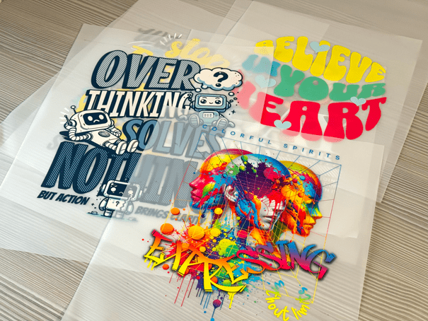 Sin necesidad de fotolitos ni pantallas, film DTF en DTF Planet.