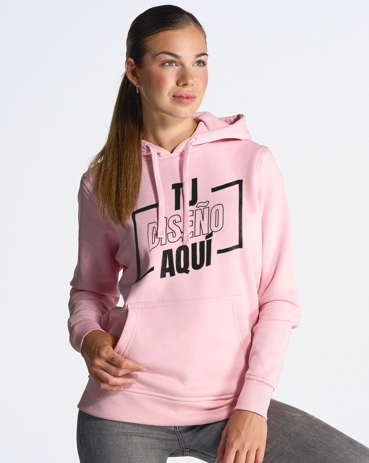 Sudadera personalizada DTF para mujer 275g/m2 SWULKNG275