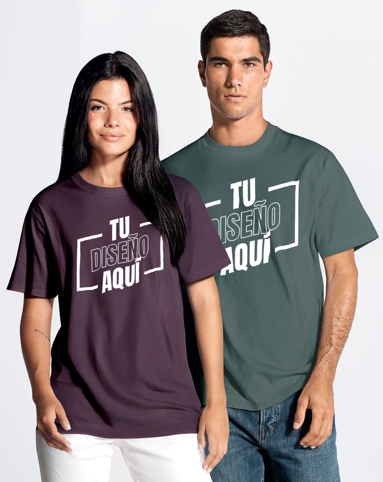 Camiseta Oversize manga corta personalizada DTF Unisex TSUAOVER